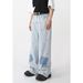 Men's Clothing | Spring New Loose Denim Pants with Hole Patches and Large Pockets Hip Hop Trend_viptrois.com