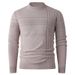Pure Cross-Border Autumn Winter New European American Round Neck Pullover High-Quality Foreign Trade Men's Solid Color_viptrois.com