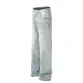 2025 Retro American Wave Pattern Distressed Jeans Loose Straight Wide Leg Casual Long Pants For Men And Women High Street_viptrois.com