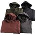 Men's Casual Zip-Up Hoodie With Print Design, Lightweight Cotton Blend, Relaxed Fit For Spring & Fall, Streetwear Essential In Grey/Green/Black/Red_viptrois.com