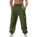 Men’s Heavyweight Winter Work Pants – Relaxed Fit Polyester Trousers For Outdoor & Casual Wear (Black/Gray, Straight Leg, Machine Washable_viptrois.com