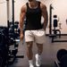 Men's Clothing Summer Men's Fitness Sports Training Vest Solid Color Men's Thin Vest Men's_viptrois.com