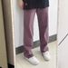 American Purple Jeans For Men, Summer High Street Vibe Pants, Extended Length, Tall Straight Leg, Slightly Flared Pants_viptrois.com