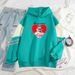 Spring And Autumn Color Block High-End New Got You Blocked Cool Internet Celebrity Long Sleeve Sweatshirt_viptrois.com
