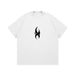Original American Street Heavy-duty Small Neckline Simple Printed Short-sleeved Summer Men's And Women's Loose Trend Bottoming Shirt_viptrois.com