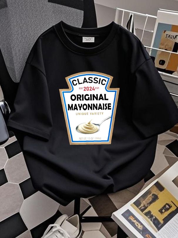 Mayonnaise Halloween 2024 Costume Family Matching Ketchup T-Shirt Graphic Unisex Slightly Comfortable Designer Clothes Homme Summer Stylish Soft_viptrois.com
