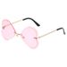Butterfly Frameless Sunglasses Retro Trend Love Heart Personality Metal Sunglasses For Women_viptrois.com