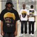 Men's Clothing Spring And Summer T Shirt Breathable Printing Heavy Short Sleeved Men's Cotton Round Neck Top_viptrois.com