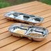 Outdoor Stainless Steel Seasoning Plate, Sauce Vinegar Dish Camping Tableware_viptrois.com
