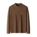 "Men's Thermal Turtleneck T-Shirt – Soft Fleece Lining, Slim Fit, Warm & Stylish For Fall & Winter"_viptrois.com