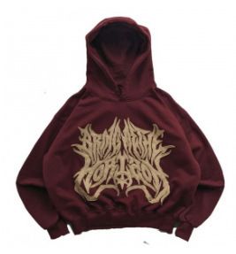 2025 New AB Printed Hooded Harajuku Pullover Sweatshirt Hot Sale_viptrois.com