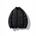 Down Jacket 2025 Winter Youth Trend Stand-up Collar Solid Color White Duck Down Men's 90 Down Jacket_viptrois.com