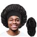 Women's Satin Sleep Cap With Wide Band - Soft & Breathable Hair Bonnet For Sleeping, Bathing, And Styling - Double Layer Design For Comfort And Style_viptrois.com
