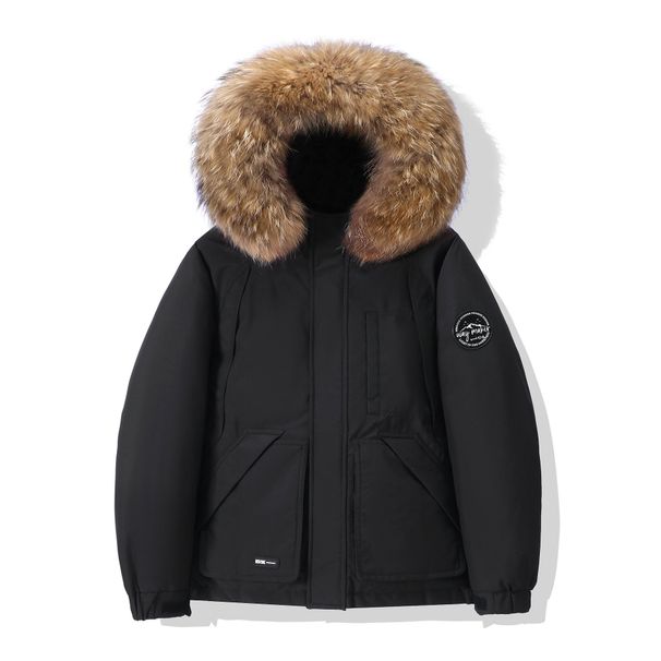 Winter-Ready Unisex Parka With Luxe Fur Collar – Ultra-Warm Down-Filled Coat For Extreme Cold, Water-Resistant & Windproof_viptrois.com