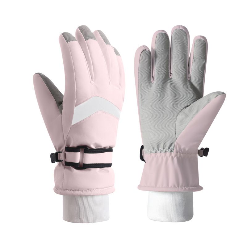 Adult Ski Fleece-Lined Warm New Winter Cycling Riding Outdoor Men And Women Touch Screen Gloves_viptrois.com