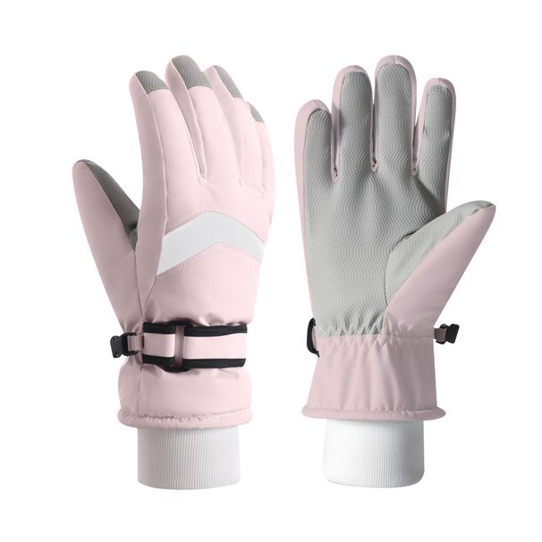 Adult Ski Fleece-Lined Warm New Winter Cycling Riding Outdoor Men And Women Touch Screen Gloves_viptrois.com