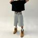"Street Camouflage Sweatpants For Men & Women - Double Stitched Waist, Hip-Hop Style, Comfortable Cropped Shorts"_viptrois.com