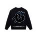 Trendy Brand Skull Rose Heavy Cotton Unisex High Street Crew Neck Long Sleeve Sweatshirt_viptrois.com