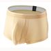 Pulse Mibor New Men's Underwear Ice Silk Cool Large Size Mid-Waist Bullet Separation Boxer Briefs Breathable Underpants Men_viptrois.com
