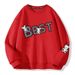 Autumn And Winter Trendy Brand High-end Loose T-shirt Fleece Thickened Bottoming Shirt Printed Sweater Men Ins_viptrois.com