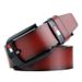 VOOTHOST Alloy Pin Buckle Men's Belt Casual Jeans Belt Male All-match Leather Formal Business Designer Waistband F0042_viptrois.com