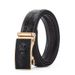 Men's belt alloy leather automatic buckle advanced sense men's fashion commuter business belt_viptrois.com