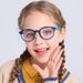 2103 Color Primary School Students Children's Flat Mirror Boys and Girls Blue Light Protection Goggles Eyes_viptrois.com