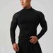 GYMBULL Quick-Dry High-Elasticity Workout Shirt – Breathable, Medium-Thick Compression Fitness Top (230g Cationic Fabric) For Men & Women_viptrois.com
