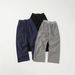 Men's Clothing Sports Trousers Woven Ribbon Loose Slim Light Pants Wide Leg Pants High Waist Commuter Ins_viptrois.com