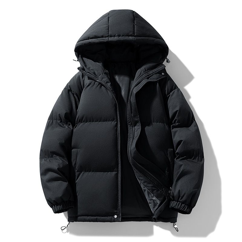 Men’s Winter Hooded Puffer Jacket – Trendy Oversized Bomber Coat With Thickened Feather Cotton, Warm & Stylish Streetwear_viptrois.com