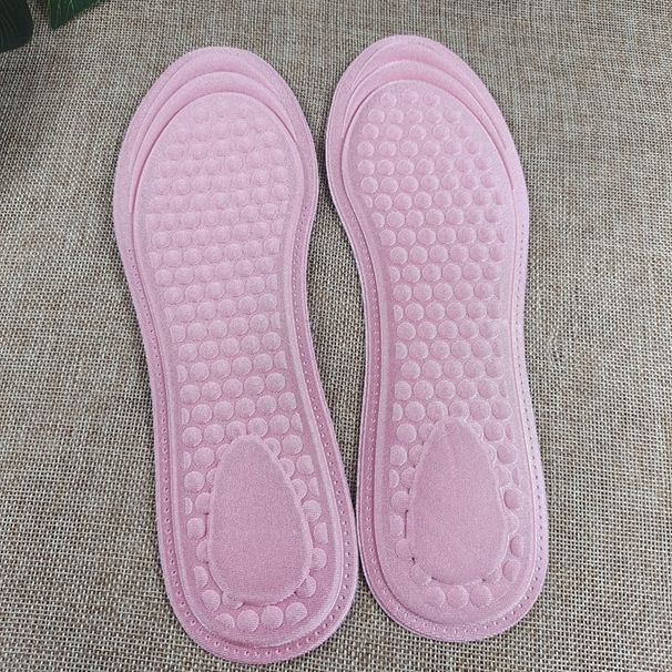 Women's Soft Sole Comfortable Breathable Sports Shock Absorption Deodorant Sweat Absorption Thin Cushioning High Heels Anti Pain Round Toe Insole_viptrois.com