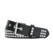 New Punk Men's Metal Pyramid, Square Beads, Rivet Decoration, Chicken Eye Buckle, Hollow Belt, Female_viptrois.com
