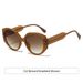 Men's Sunglasses New Large Frame Polygonal Round Sunglasses For Women High End Beige Simple Face Showing Small Uv Anti Ultraviolet Sunglasses_viptrois.com