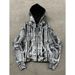 Men's Clothing Wasteland Style Printed Design Hooded Sweatshirt European And American Winter Heavyweight Unisex Zipper Design Jacket Sweatshirt_viptrois.com