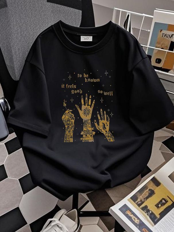 To Be Known So Well It Feels Good Boygenius Black T-Shirt Versatile Streetwear Graphic Comfortable Summer Breathable Fashion Homme Soft Slightly_viptrois.com