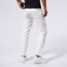 Men's Clothing Elastic Hot Diamond White Jeans Men Ripped Patch Slim Fit Skinny Tight Pants Men_viptrois.com