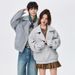 Men's Clothing Men's Wear | Suit Collar Jacket, Men's Twill Fabric, Loose Fit, Trendy Brand, Casual Autumn/Winter Outerwear For Couples_viptrois.com