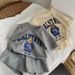 Baby Clothing Baby summer suit Boys and girls short-sleeved shorts two-piece children's tracksuit_viptrois.com