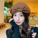 2023 Stylish Bautiful Nw Hat Womn, Vrsatil For Summr, Spring, And Autumn, Fac-Slimming Artist Brt Hat, Ins_viptrois.com