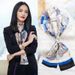 Small Silk Scarf Women, Spring Autumn Thin Korean Version, Versatile Narrow Long Strip Hair Tie, Elegant Square Scarf,_viptrois.com