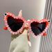 New Fashion Glasses For Women Aurora Rose With Diamond Heart Sunglasses Parent-child Personalized Ocean Pieces_viptrois.com