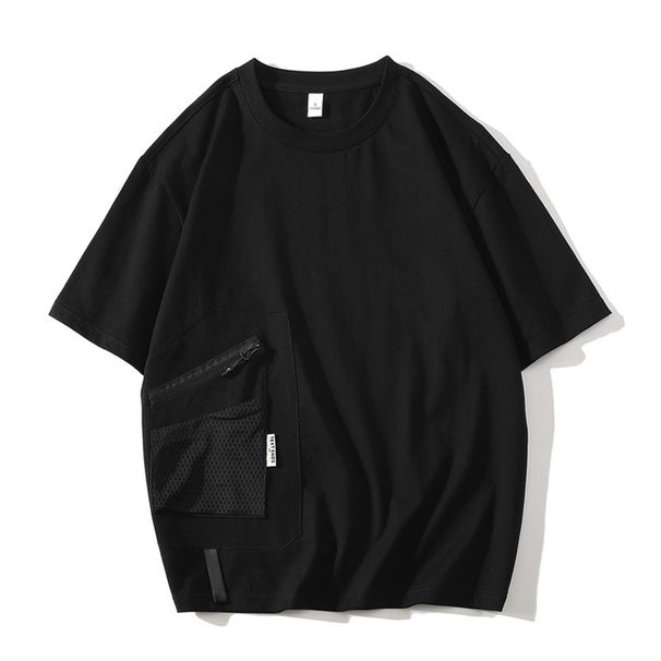 Men's Clothing Style American Retro Handsome Men's Short Sleeved T Shirt Sports Casual Trend Korean Version Loose Men's Clothing Tops_viptrois.com