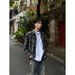 Men's Clothing American High Street Retro Niche Tie Dye Plaid Distressed Frayed Edge Shirt Men's Loose Autumn Long Sleeved Jacket Trendy_viptrois.com