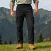 Men's Retro Tactical Khaki Workwear Sports Trousers mid Waist Loose Fit Spring Autumn Casual Pants with Slight Stretch Polyester_viptrois.com