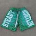 Men's Clothing Casual Shorts With Letters Patch Drawstring Elastic Waist Fashionable Street Style Shorts_viptrois.com