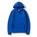 Basic Trend Solid Color Plus Size Hoodie Men's Plain Sports Pullover Sweatshirt_viptrois.com