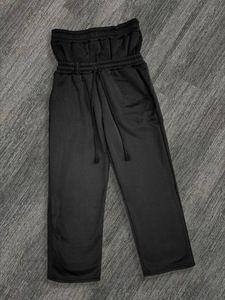 Unisex (larger Size) Heavy New Products Early Spring Double Waist Two Piece Trousers Loose Drawstring Pants Embroidered Sweatpants_viptrois.com