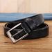 Men's Belt Genuine Leather 3.3CM Pin Buckle Cowhide Laminated Belt Men's Casual Jeans Belt_viptrois.com