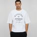 Summer Cotton 240g Short-sleeved Heavy Shoulder Sleeves Square T-shirt Heavyweight Breathable Bottoming Shirt Top_viptrois.com
