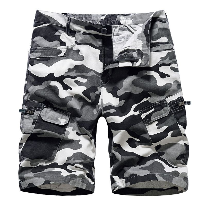 Man's clothing Men's cargo shorts camouflage baggy plus size casual men's quarter pants_viptrois.com